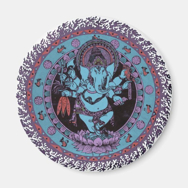 Ganesh Dancer Magnet (Vorne)