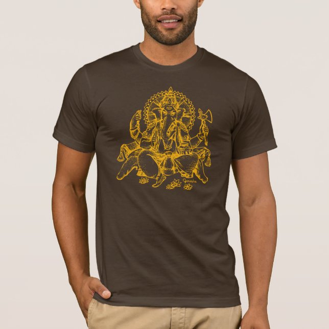 Ganesh Detailorange T-Shirt (Vorderseite)