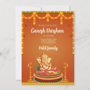Ganesh Einladungen Digitale Ganpati lädt Ganesh ei