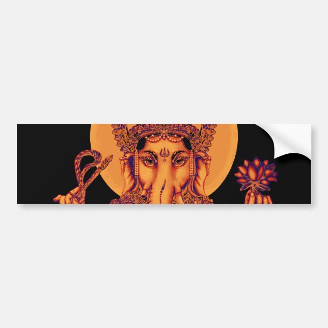 Ganesh - Entferner von Hindernissen Autoaufkleber (Vorne)