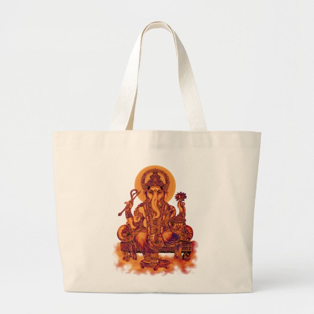 Ganesh - Entferner von Hindernissen Jumbo Stoffbeutel (Vorne)