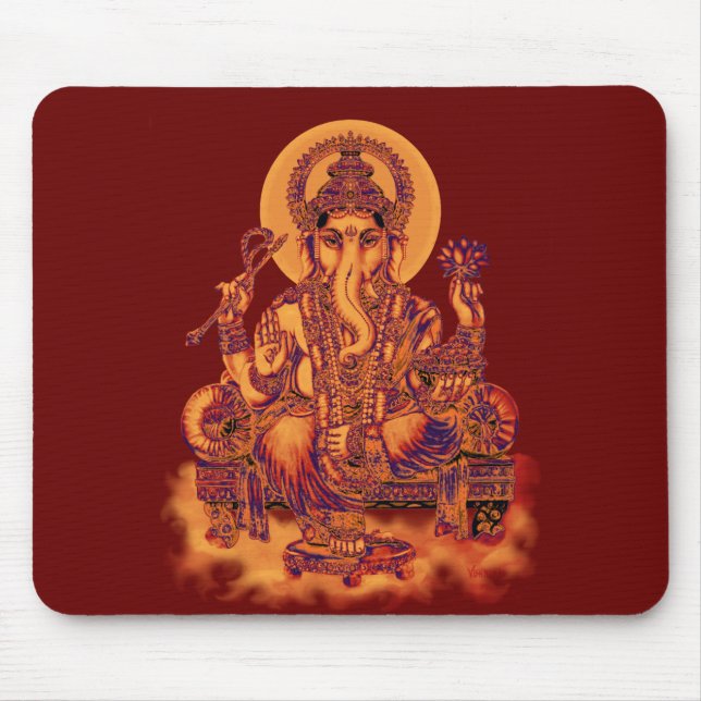 Ganesh - Entferner von Hindernissen Mousepad (Vorne)