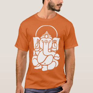 Ganesh Ganesa Ganapati Elephant 3 weiß T-Shirt