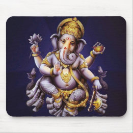 Ganesh Ganesha asiatischer Elefant-Gottheit Mousepad