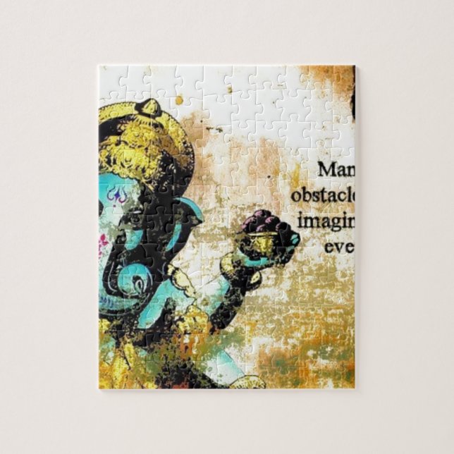 Ganesh Ganesha asiatischer Elefant-Gottheit Puzzle (Vertikal)