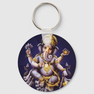 Ganesh Ganesha asiatischer Elefant-Gottheit Schlüsselanhänger