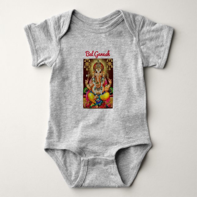 Ganesh Ganesha Baby Strampler (Vorderseite)