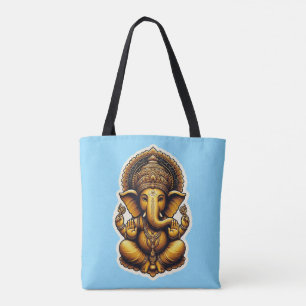 Ganesh/Ganesha Tote-Tasche - Bilder auf beiden Sei