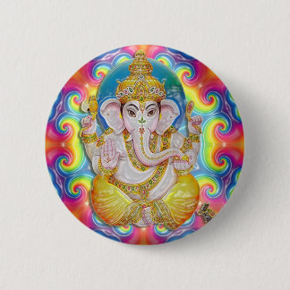 Ganesh- GoodLuck Knopf Button