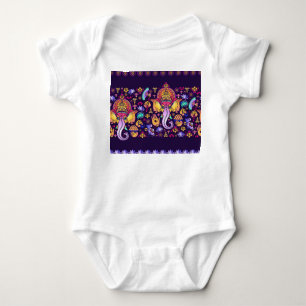 Ganesh Hindu Gott: Feierlich nahtlos Baby Strampler