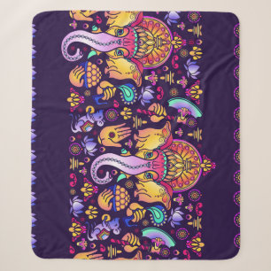 Ganesh Hindu Gott: Feierlich nahtlos Sherpadecke