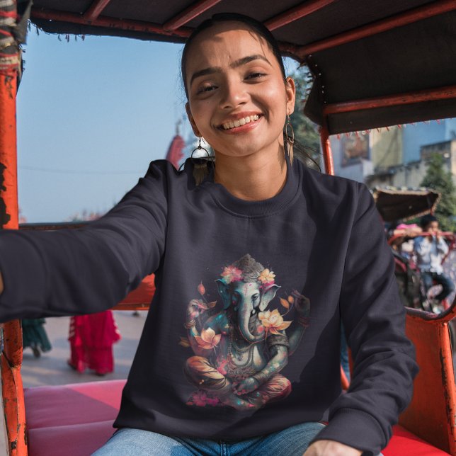 Ganesh Hindu Kapuzenpullover Sweatshirt (Von Creator hochgeladen)