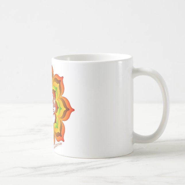 Ganesh in Lotus Kaffeetasse (Rechts)