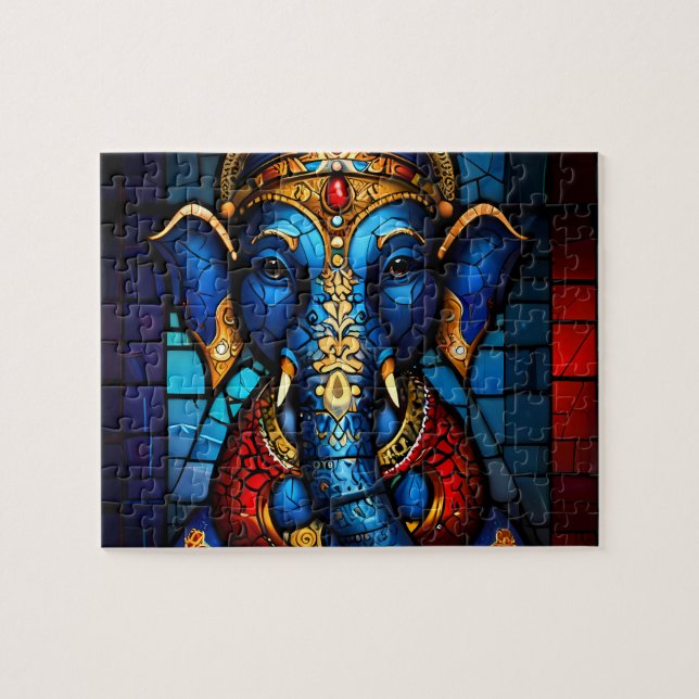 Ganesh Indian God Deity Puzzle (Horizontal)