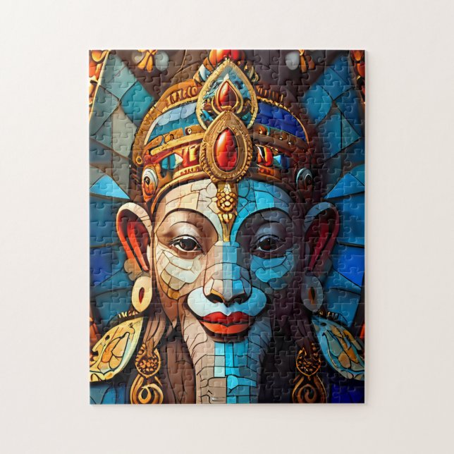 Ganesh Indian God Deity Puzzle (Vertikal)
