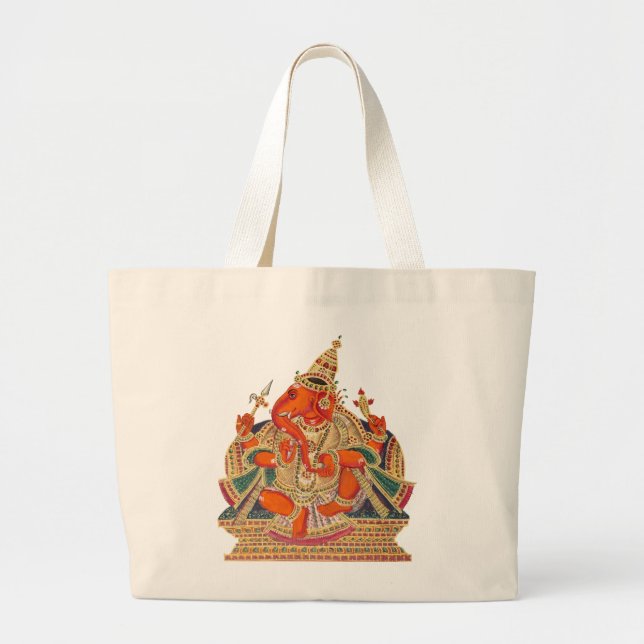 Ganesh Jumbo Stoffbeutel (Vorne)