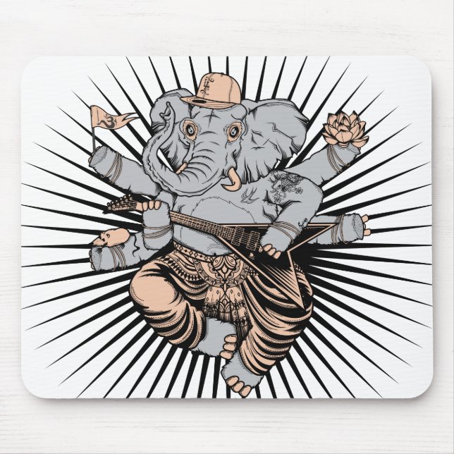 Ganesh Mausunterlage Mousepad (Vorne)