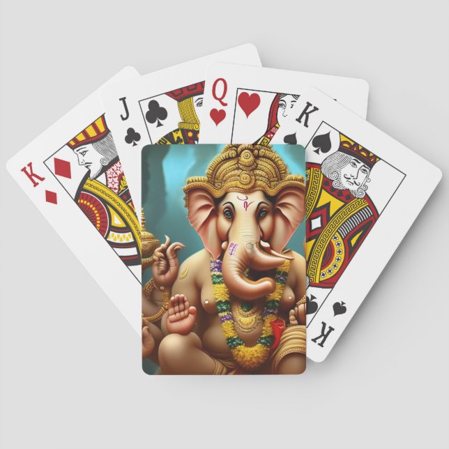 Ganesh nimmt eine Selfie Spielkarten (Rückseite)