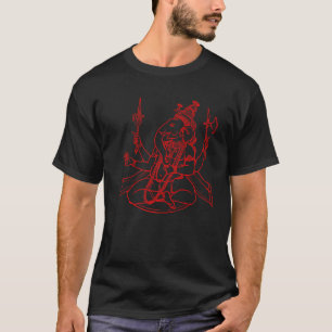 Ganesh Ohm Yoga Drittes Auge Isha Hindu Linga 8 T-Shirt