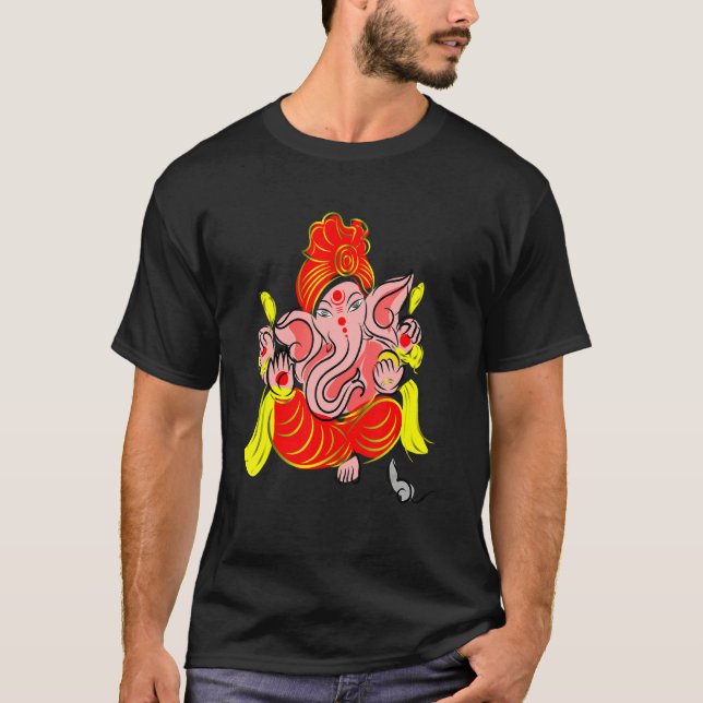 Ganesh Ohm Yoga  Third Eye  Isha  Hindu  Linga T-Shirt (Vorderseite)