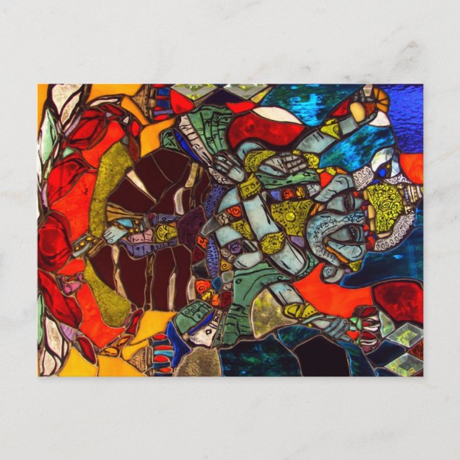 Ganesh Postkarte (Vorderseite)