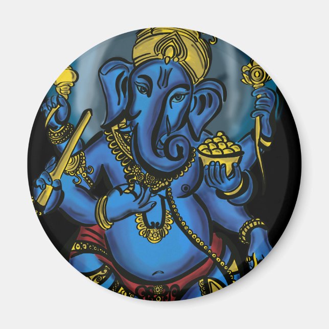 Ganesh Prosperity Magnet (Vorne)