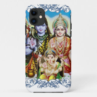 Ganesh, Shiva und Parvati, Lord Ganesha, Durga iPhone 11 Hülle