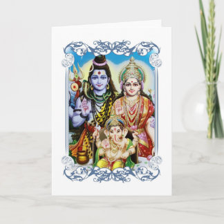 Ganesh, Shiva und Parvati, Lord Ganesha, Durga Karte