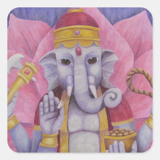 Ganesh Stickers (Vorderseite)