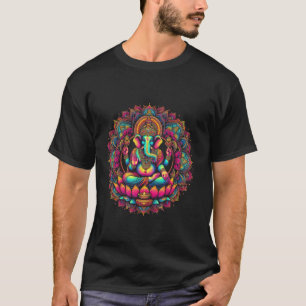 Ganesh-Symbol Yoga Hindu-Elefant Gott Ganesha Puja T-Shirt