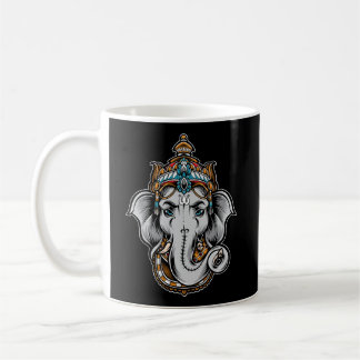 Ganesh Symbol Yoga Hindu Men Women Meditation Gesc Kaffeetasse