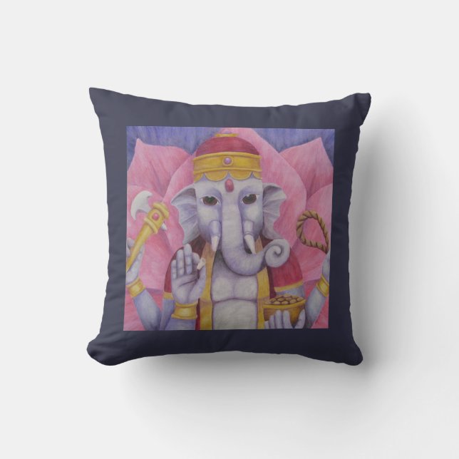 Ganesh Throw Pillow Kissen (Vorderseite)