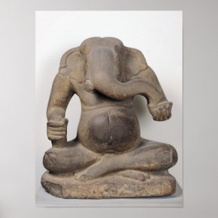 Ganesh, von Tuol Pheak Stämmen Poster