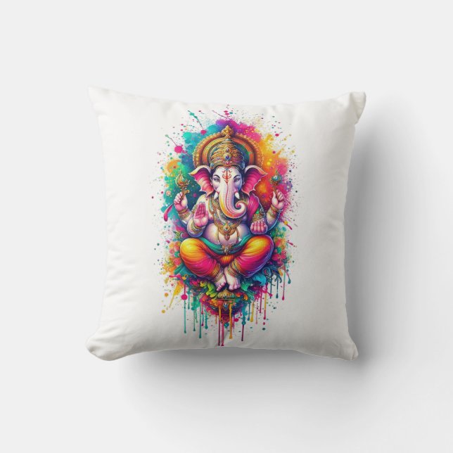 Ganesha 2 16x16 kissen (Vorderseite)