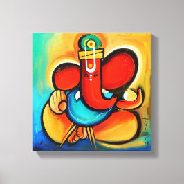 Ganesha abstrakt leinwanddruck