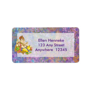 Ganesha Adressaufkleber