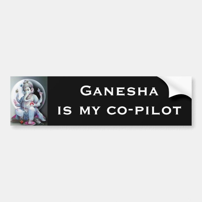 Ganesha Autoaufkleber - Version 9 (Vorne)