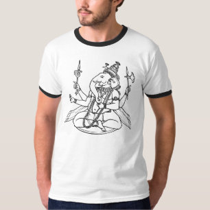 Ganesha Black & White Image Men-T - Shirt