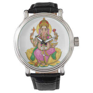 Ganesha Clock Armbanduhr