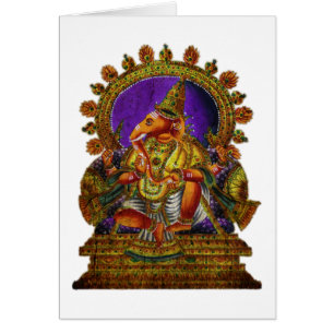 Ganesha Deva antik Erstellen Sie eigenen Hinterg