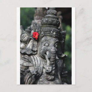 Ganesha Elefant Hindu Gott Postkarte