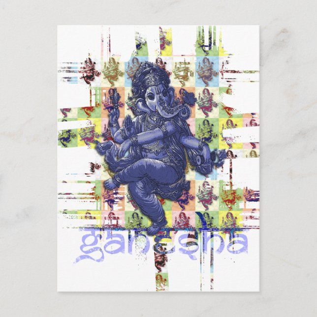 GANESHA | Erstellen Sie Ihren eigenen Hintergrund Postkarte (Vorderseite)