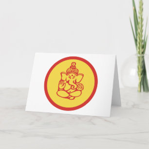 Ganesha Geschenk Karte