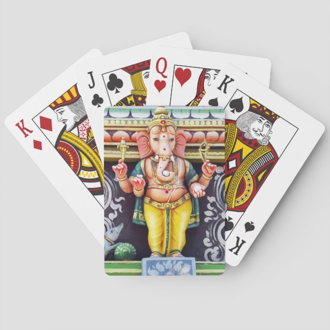 Ganesha God Statue Playing Cards Spielkarten (Rückseite)