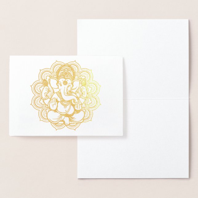Ganesha Gold Folienkarte (Anzeige)