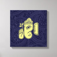 Ganesha Hindu Deity Leinwand Wine tasting in der F
