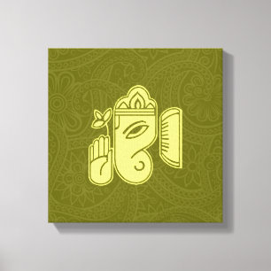 Ganesha Hindu Deity Leinwand Wine tasting in der F