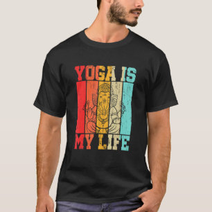 Ganesha Hinduismus Yoga Meditation Indien Elefant T-Shirt