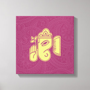 Ganesha Hinduistische Gottheit Leinwand Wandkunst