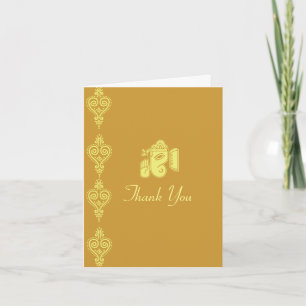 Ganesha Hochzeit Danksagungskarten Dankeskarte